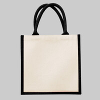 Printers midi jute tote