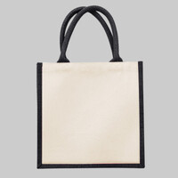 Printers midi jute tote