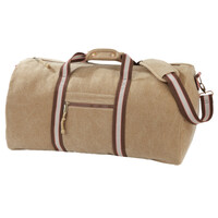 Vintage canvas holdall