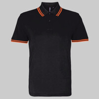 Men's classic fit tipped polo