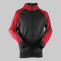 Panelled sports hoodie