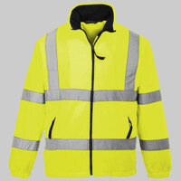 Hi-vis mesh-lined fleece (F300)