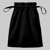 Organic cotton drawcord bag