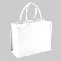 Shimmer jute shopper