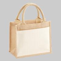 Cotton pocket jute gift bag