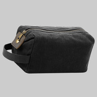 Heritage waxed canvas wash bag