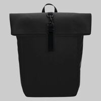 Matte PU rolltop backpack